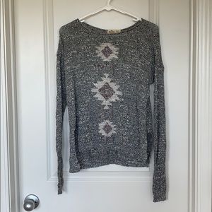 Grey Hollister sweater